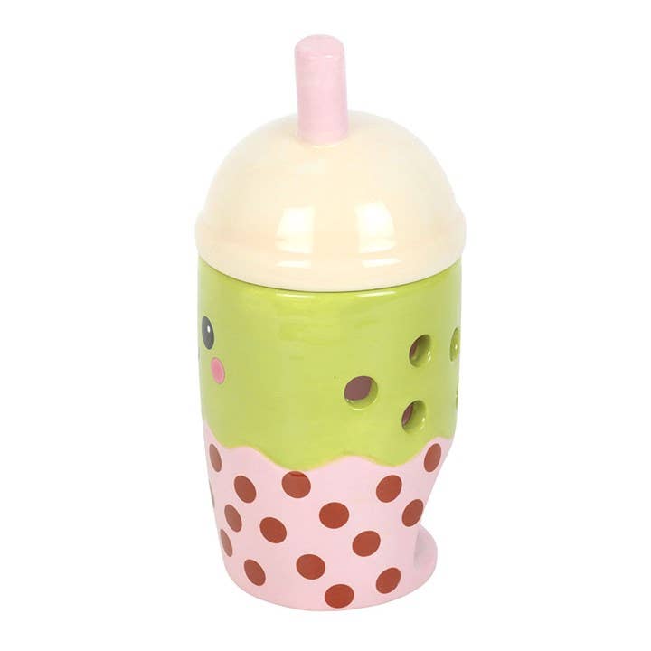 Quemador de Aceite y Calentador de Cera Kawaii Bubble Tea