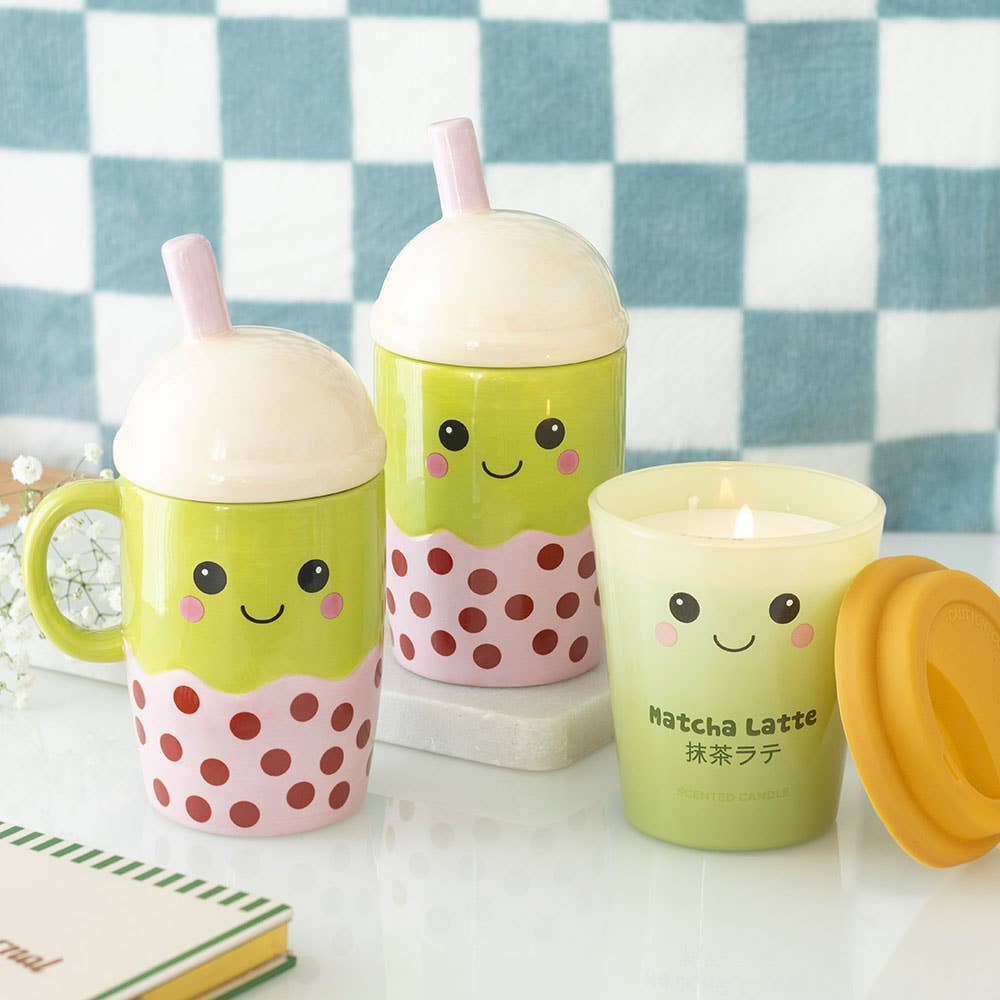 Quemador de Aceite y Calentador de Cera Kawaii Bubble Tea