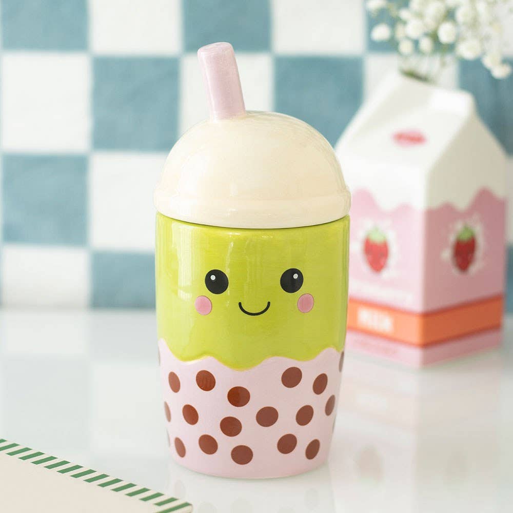 Quemador de Aceite y Calentador de Cera Kawaii Bubble Tea