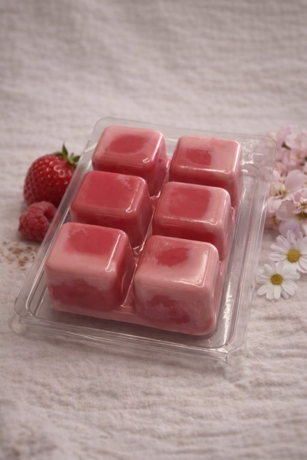 Aura Frutal – Wax Melt de Cera de Soja | Frambuesa, Granada y Rosa