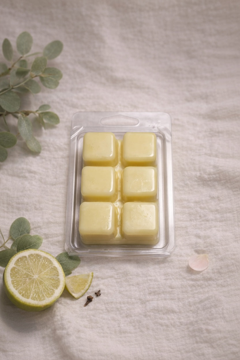 Brisa Verde – Wax Melt de Cera de Soja | Limón, Albahaca y Vetiver