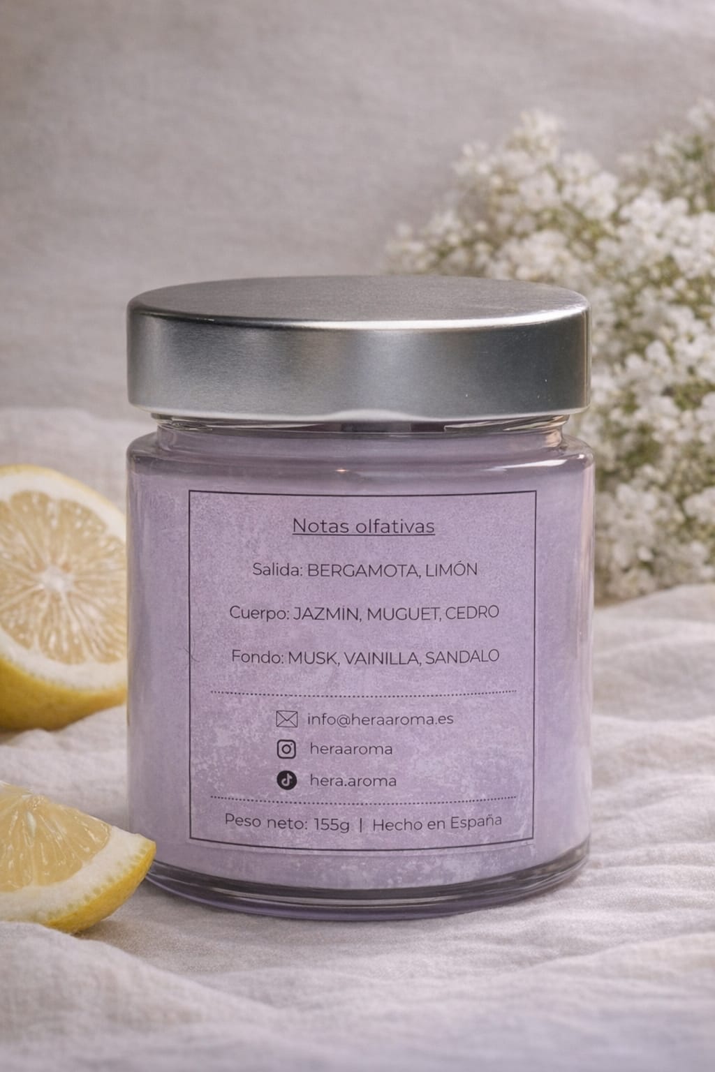 Deseo Eterno – Vela Aromática Hëra