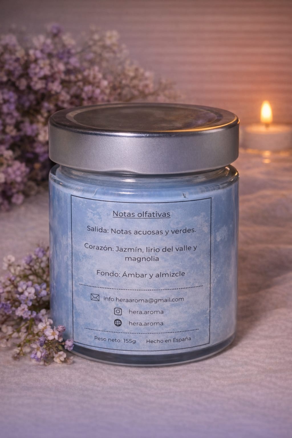 Flor Serena – Vela Aromática Hëra