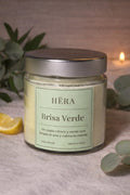 Brisa Verde – Vela de Cera de Soja | Limón, Albahaca y Vetiver