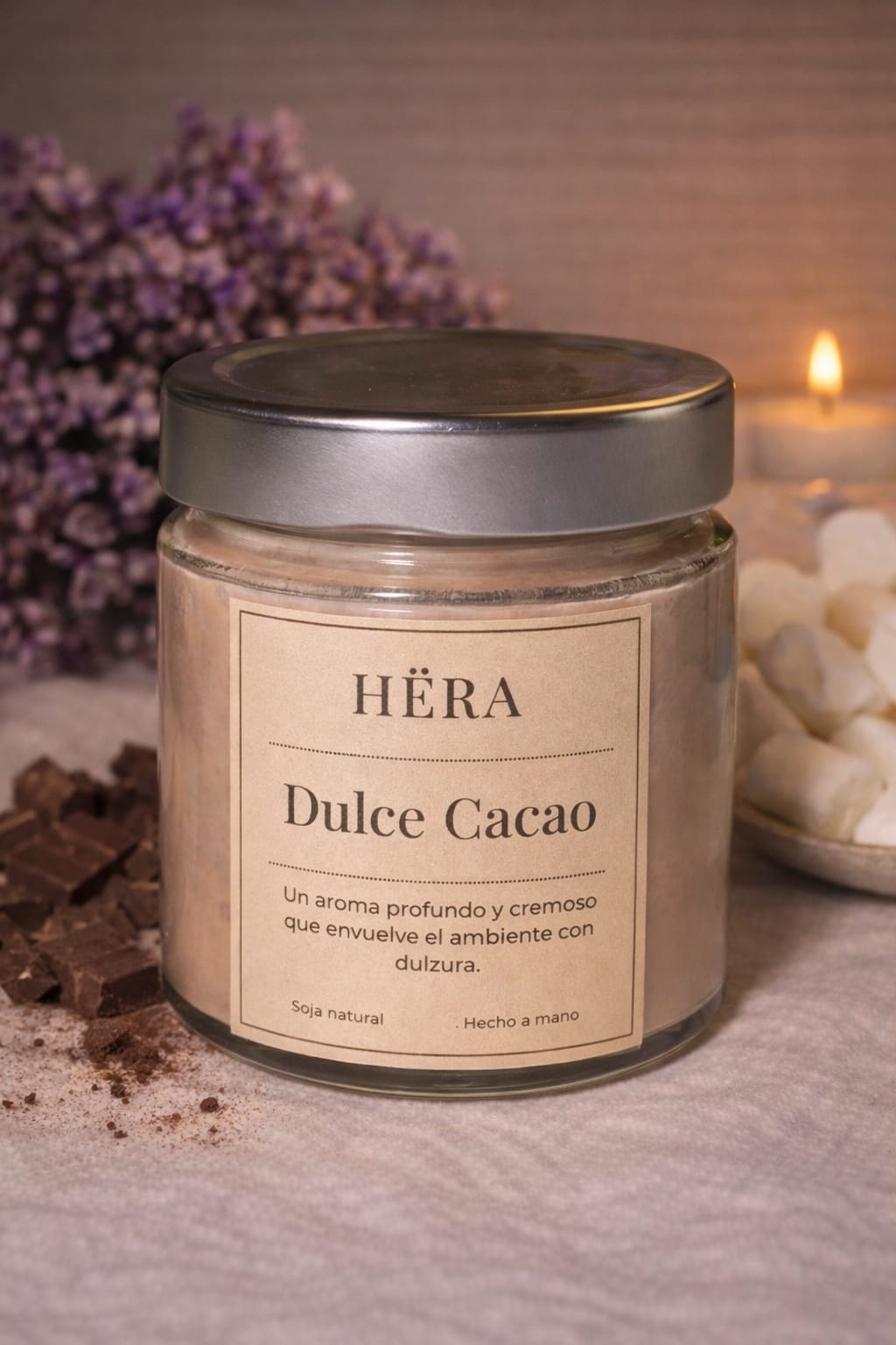 Dulce Cacao – Vela Aromática Hëra