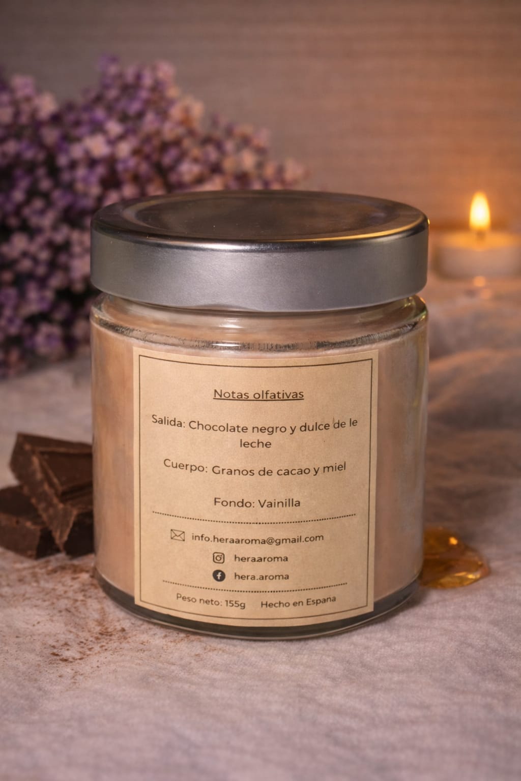 Dulce Cacao – Vela Aromática Hëra