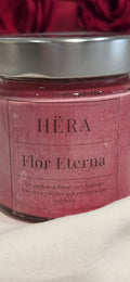 Flor Eterna – Vela de Cera de Soja | Rosa, Ylang Ylang y Patchouli